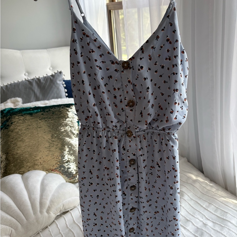 Floral Button-Down Dress